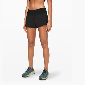 Lululemon Run Times Short II 4” black size 8
